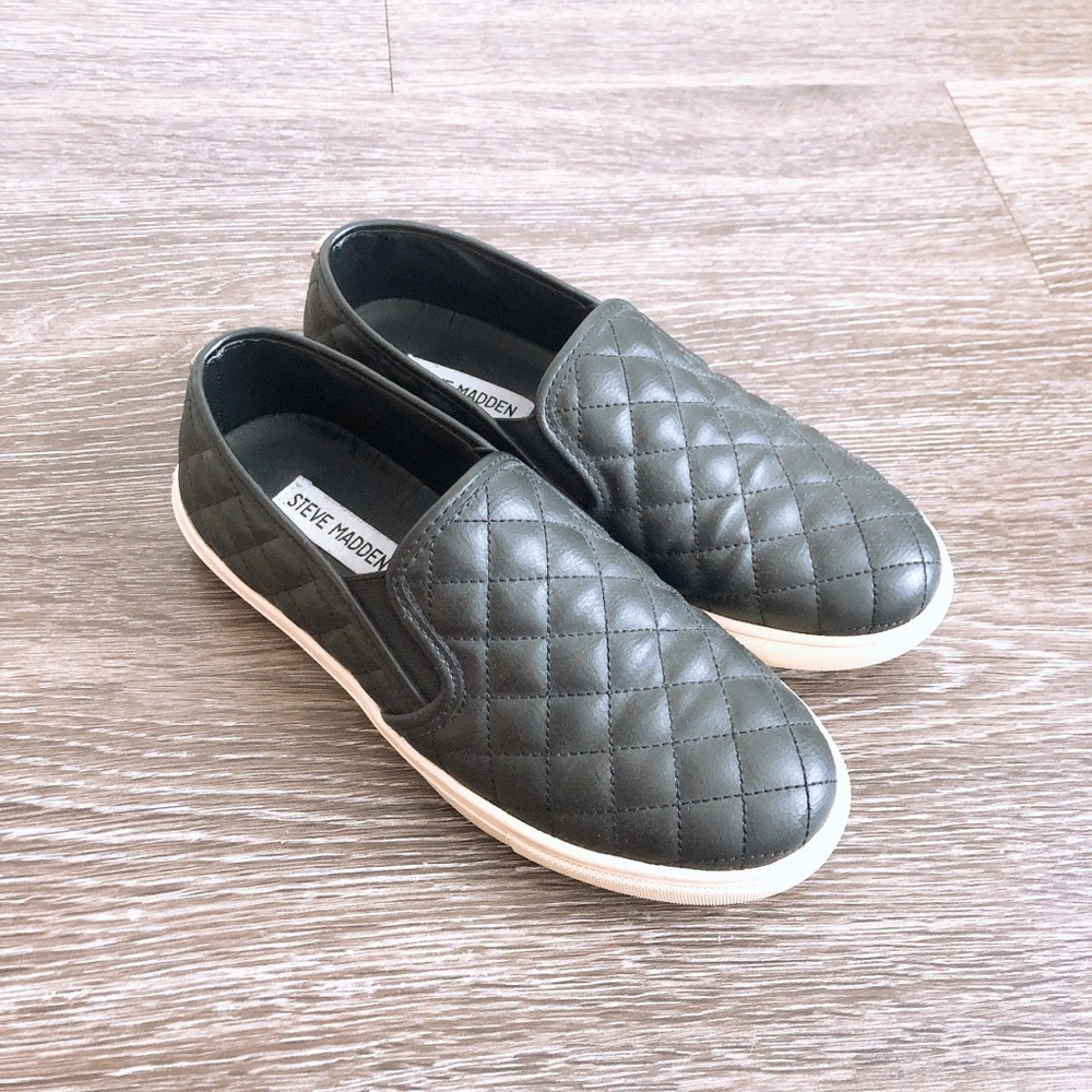 Steve Madden Ecentrq Black Slip-On